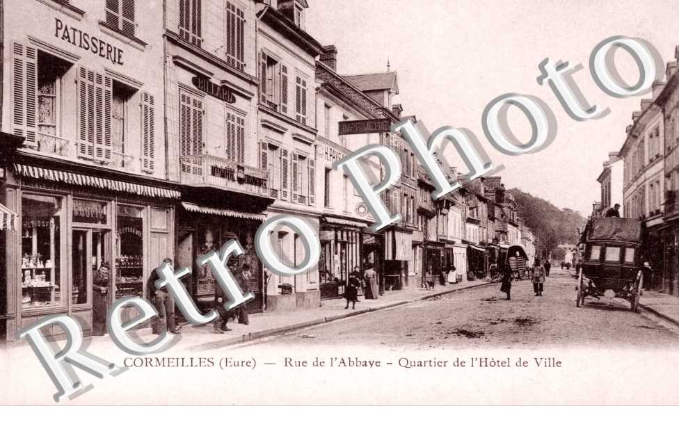 Rue de l'abbaye - quartier de l'hotel de ville