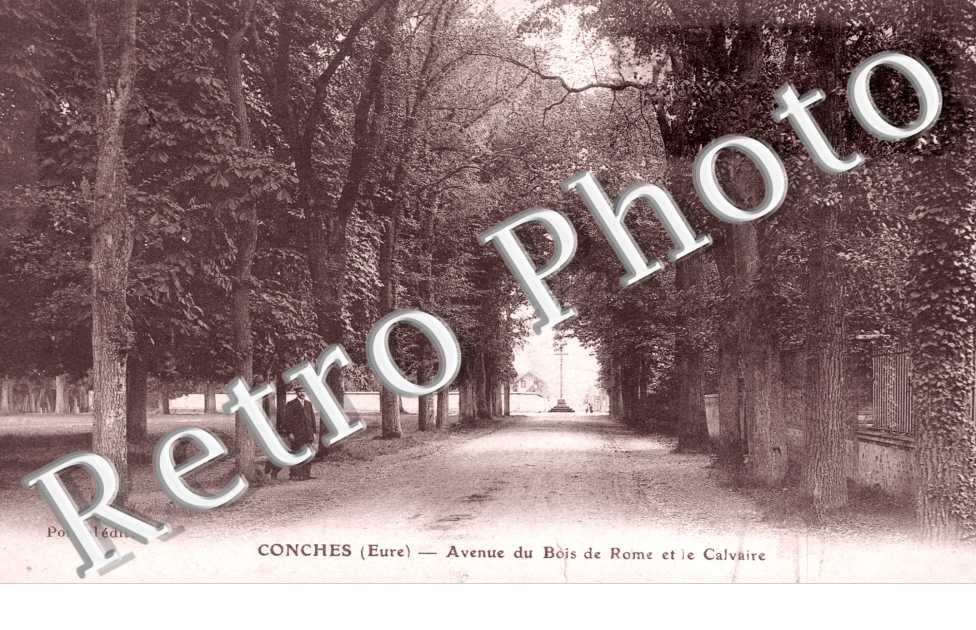 Avenue du Bois de Rome et le Calvaire