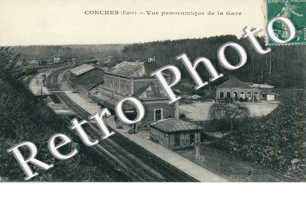 Vue panoramque de la gare