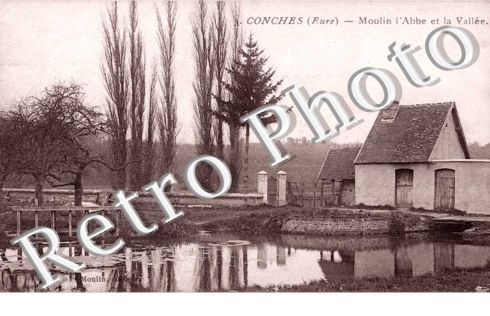 Moulin de l'Abbe et la vallee