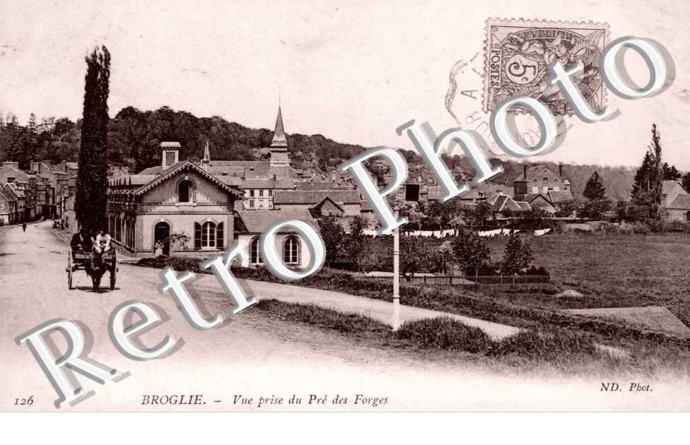 Vue prise du Pre des Forges