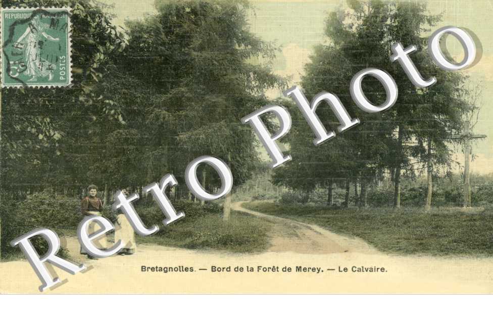 Bord de la foret de Merey - Le calvaire