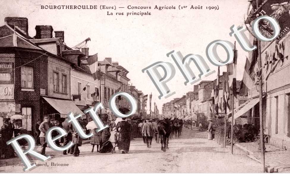 Concours agricole - la rue principale