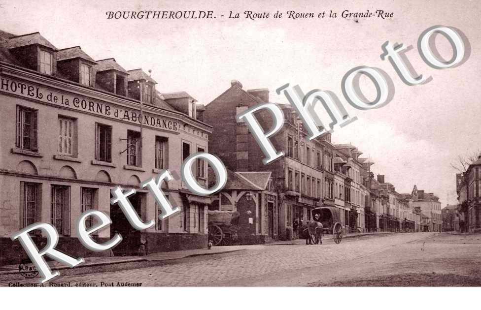 La route de Rouen et la grande rue
