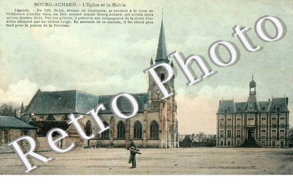 L&#039;eglise et la mairie