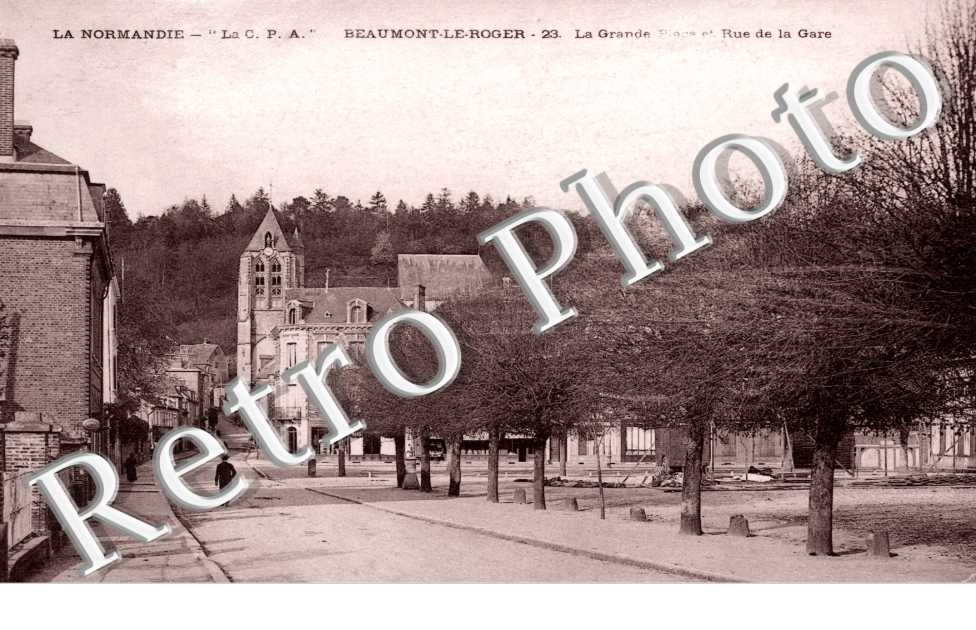 la Grande Place et la Rue de la Gare