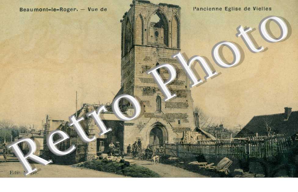 Vue de l'ancienne eglise