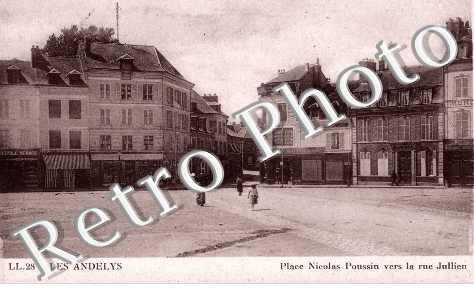 place Nicolas Poussin vers la rue Jullien
