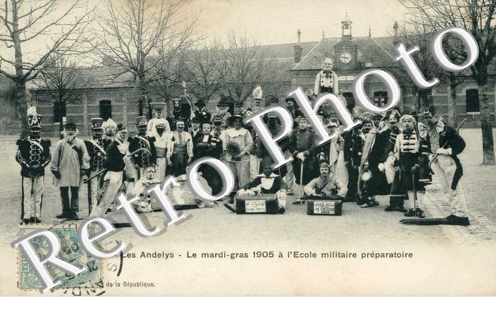 Le mardi gras 1905 a l'ecole militaire preparatoire
