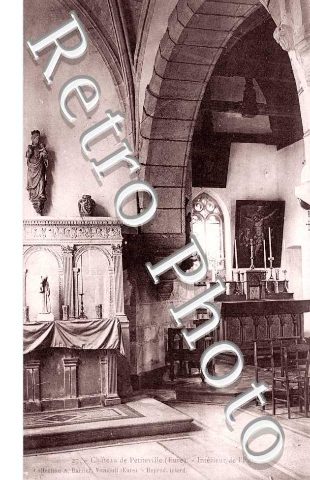 Chateau de Petiteville  - interieur de l&#039;eglise