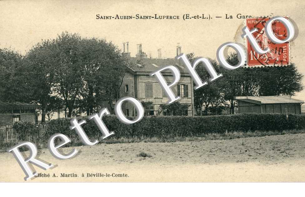 Saint Aubin Saint Luperce - La gare