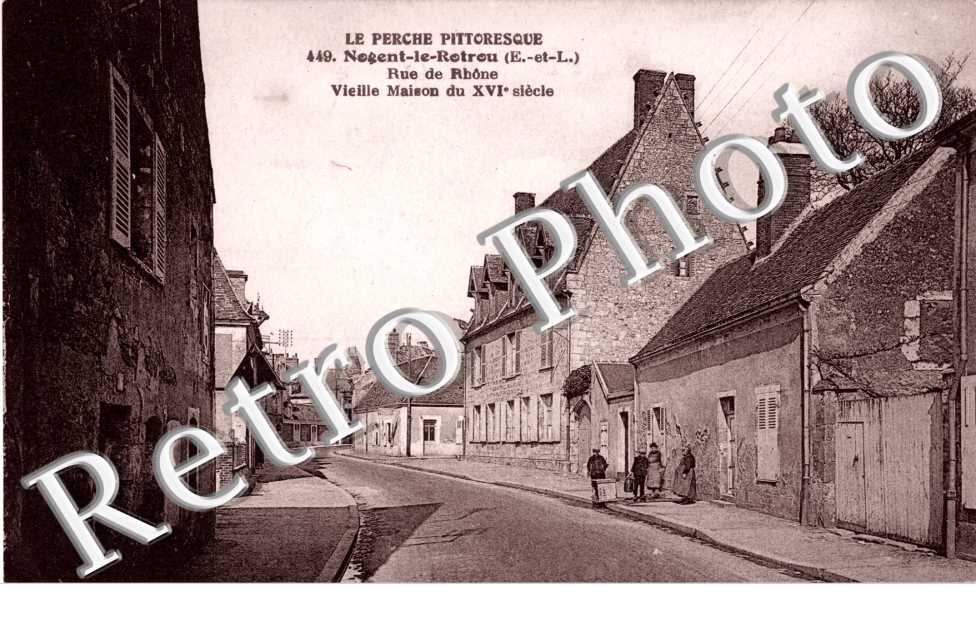 La Rue du Rhone, Vieille Maison du XVIe siecle