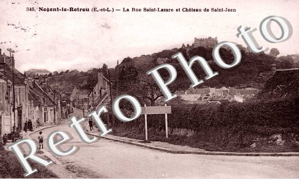 Rue Saint Lazare et Chateau Saint Jean