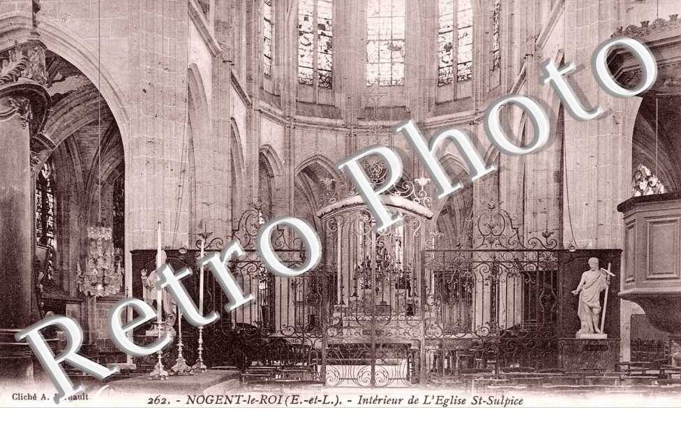Interieur de l&#039;Eglise St Sulpice