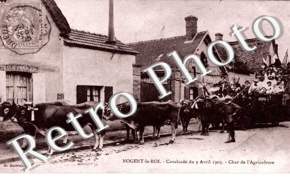 Cavalcade du 09 avril 1905. Char de l&#039;Agriculture