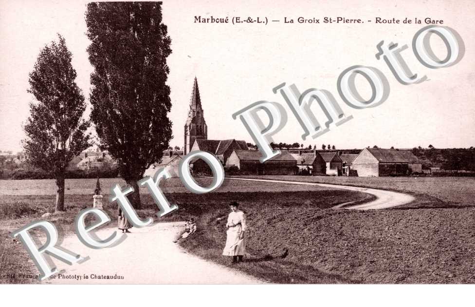 la croix st-Pierre -route de la gare