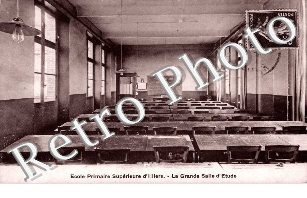 Ecole primaire superieure - grande salle d&#039;etude