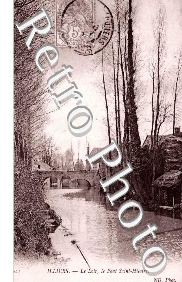 Le Loir le pont Saint Hilaire