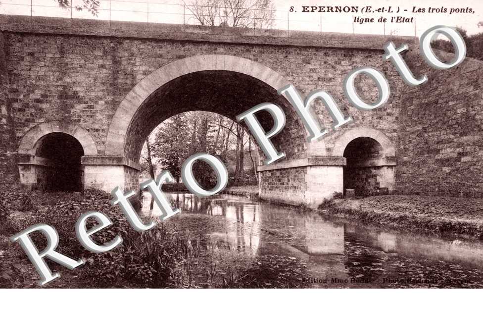 Les trois Ponts, ligne de l&#039;Etat