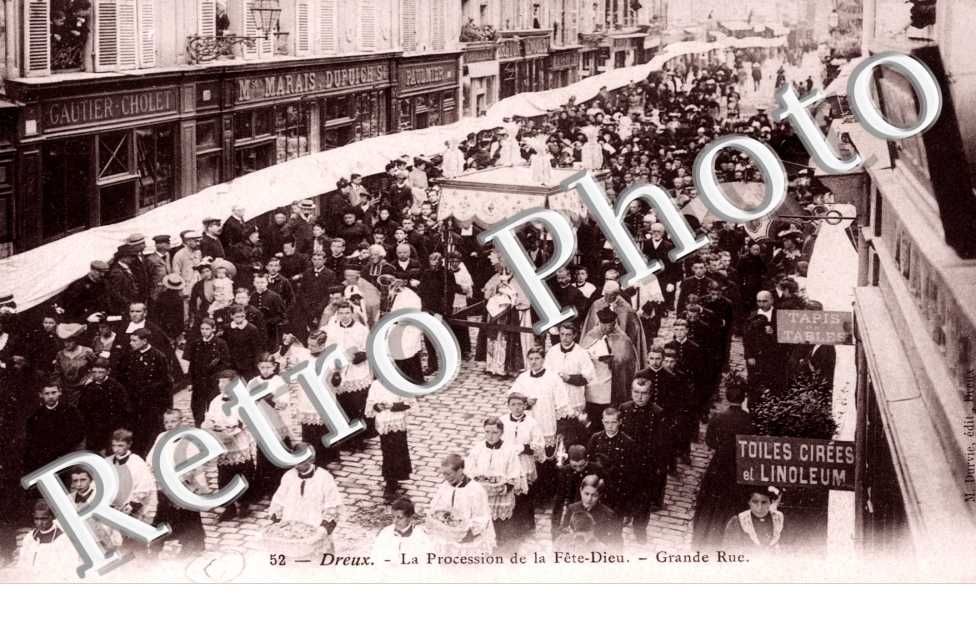 La Procession de la Fete Dieu, Grande Rue