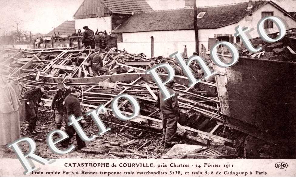 Catastrophe du train le 14 fevrier 1911