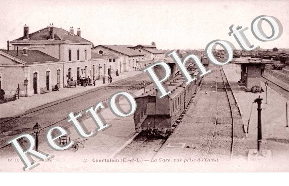 la gare vue prise a l&#039;ouest