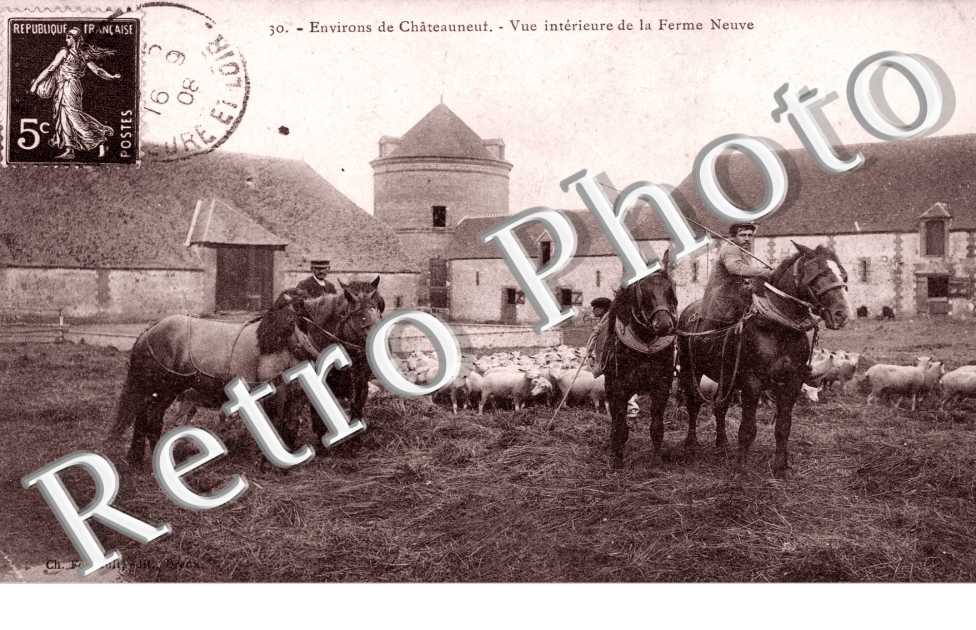 Vue interieure de la ferme neuve