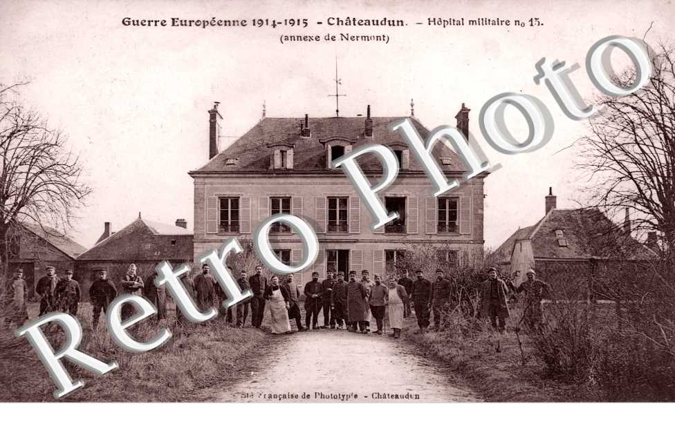Hôpital militaire - annexe de Nermont - guerre 1914 - 1915