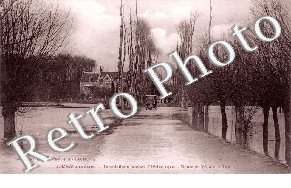 Inondations 1910, Route du Moulin
