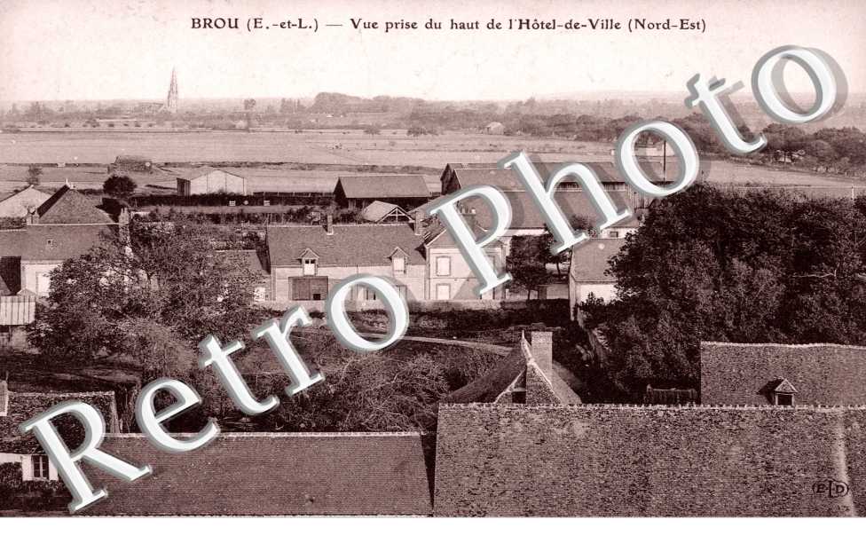 Vue prise du haut de l&#039;Hotel de Ville