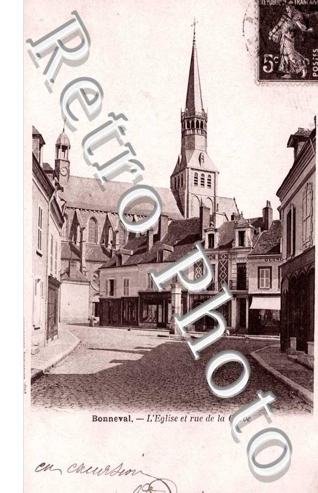 Eglise et Rue de la Greve
