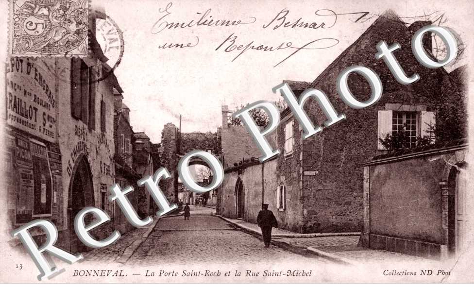 Porte Saint-Roch et rue St-Michel