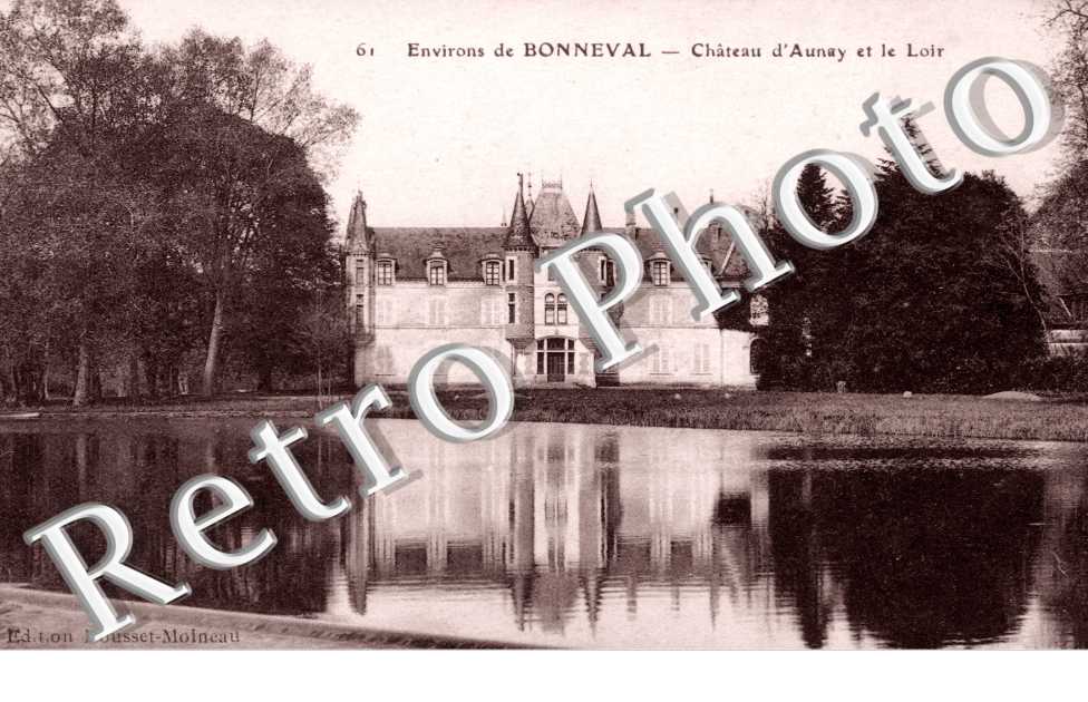 Chateau d&#039;Aunay et le Loir