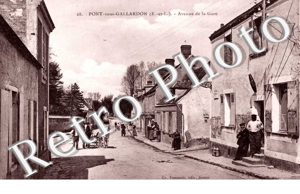 Avenue de la gare - Pont sous Gallardon