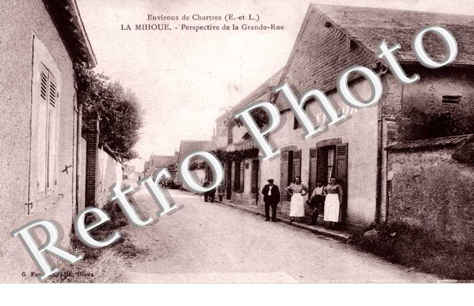 La Mihoue - perspective de la grande rue