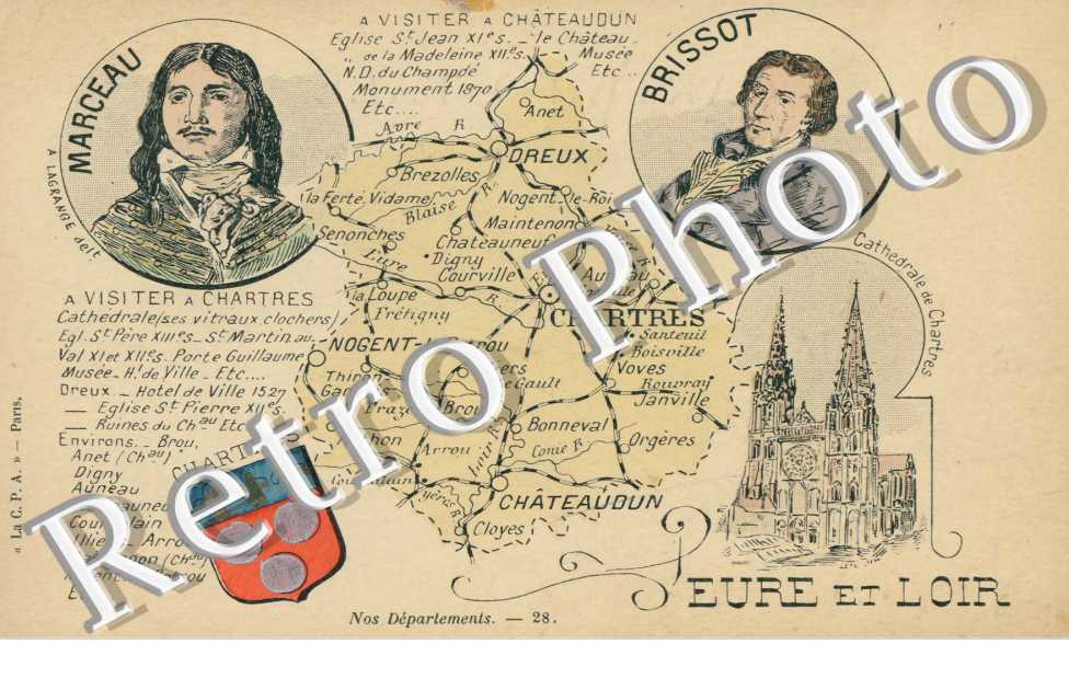 CARTE GEOGRAPHIQUE COULEUR