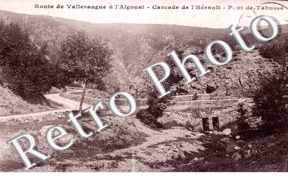 Route de Valleraugue a l'Aigoual - cascade de l'Herault - Pont de Tabusse