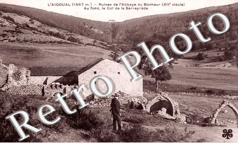 L'Aigoual, Ruines de l'Abbaye du Bonheur