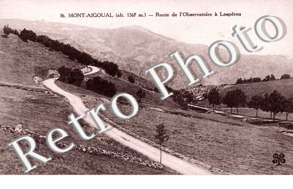 Mont Aigoual, Route de l'Observatoire a Lesperou