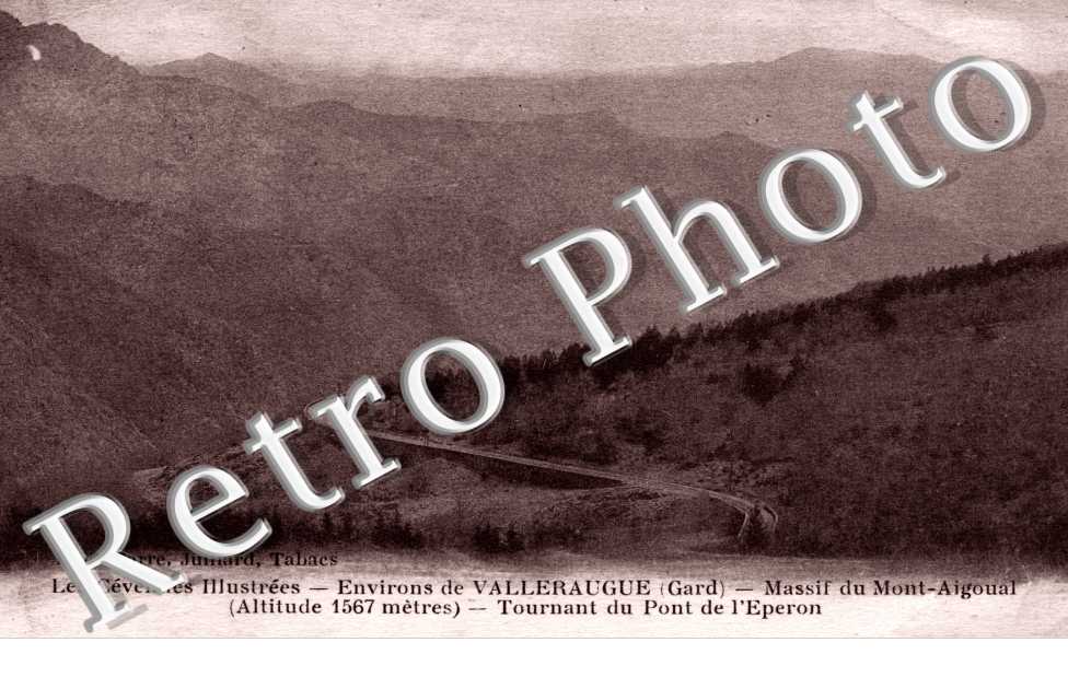environs - Massif du Mont Aigoual - tournant du pont de l'Eperon