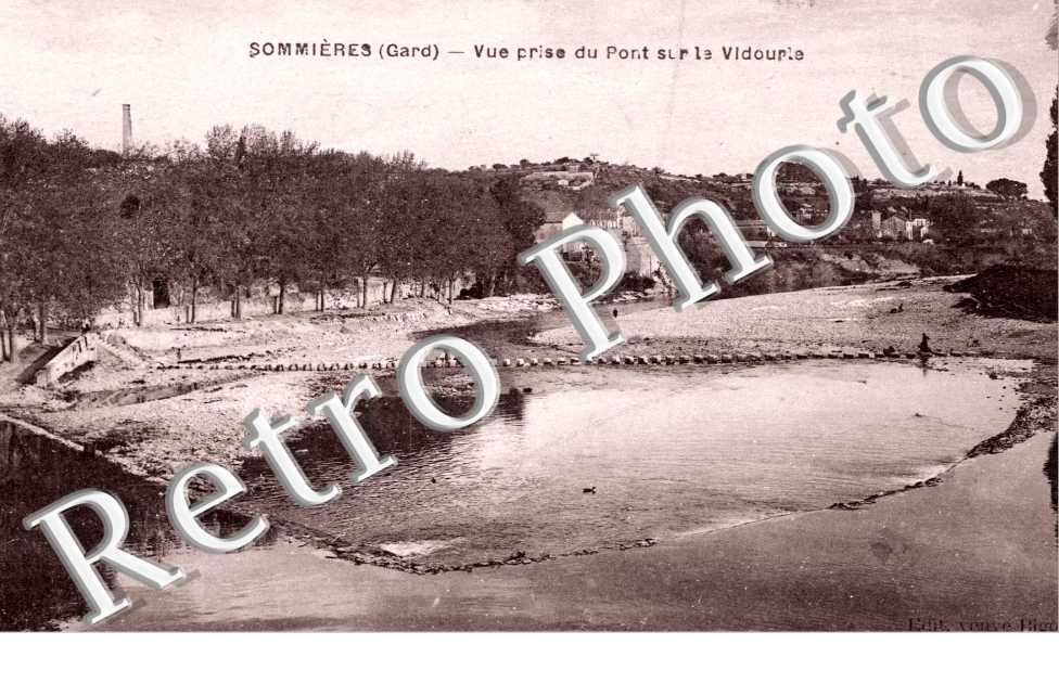 Vue prise du Pont sur la Vidourle