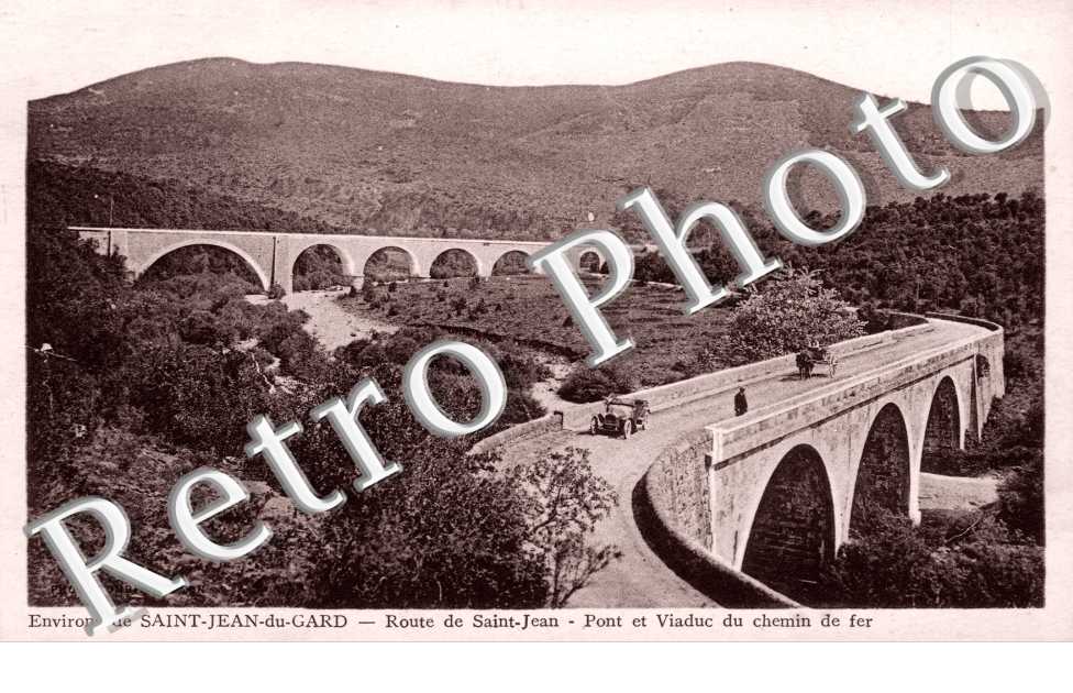 Route de Saint-Jean - pont et viaduc du chemin de fer