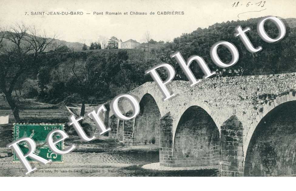 pont romain et chateau de cabrieres