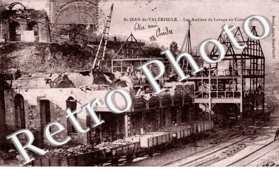 Les ateliers de lavage en construction