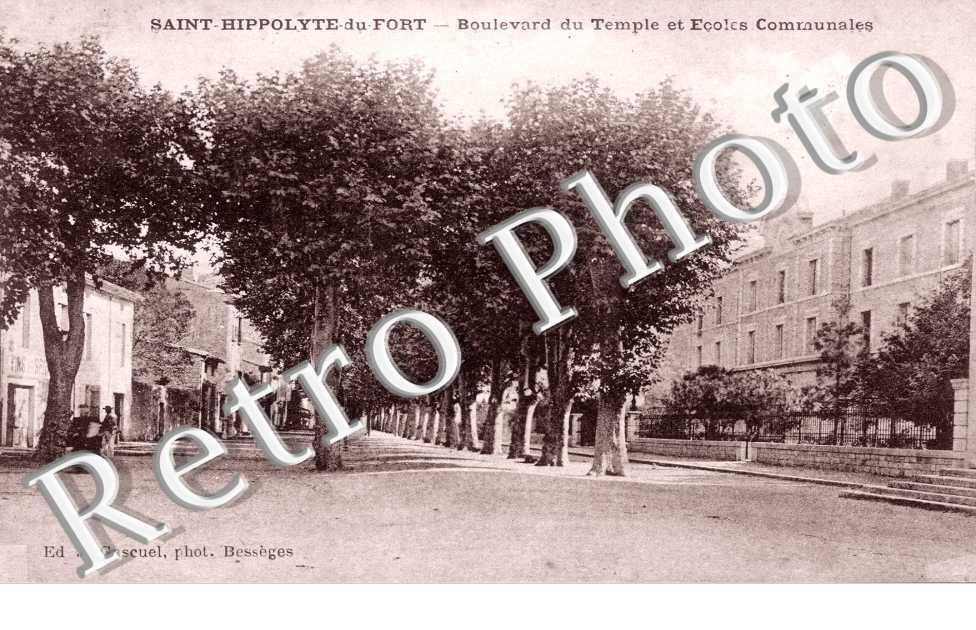 Boulevard du Temple et Ecole Communale