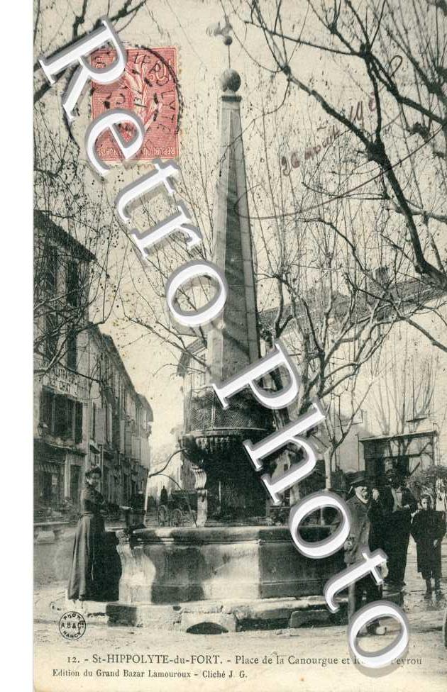 place de la canourgue et rue du peyrou