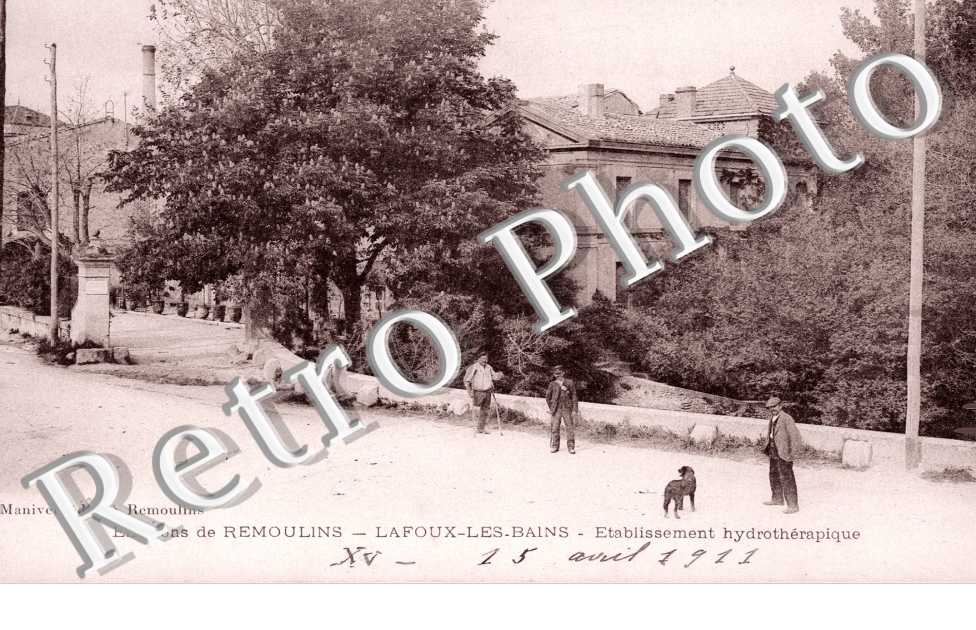 LAFOUX LES BAINS - etablissement hydrotherapique