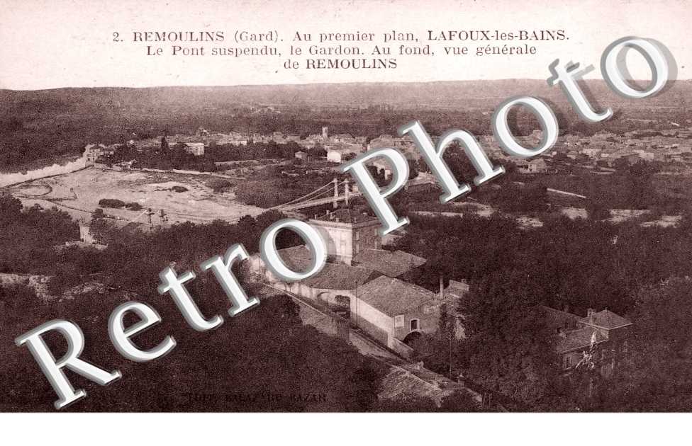 Vue generale - pont suspendu