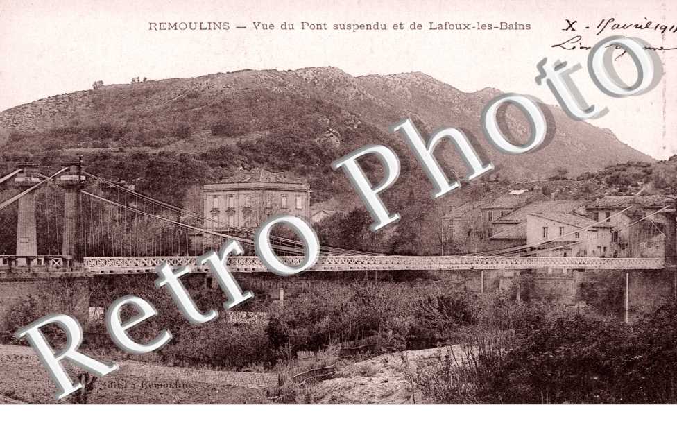 Vue du pont suspendu