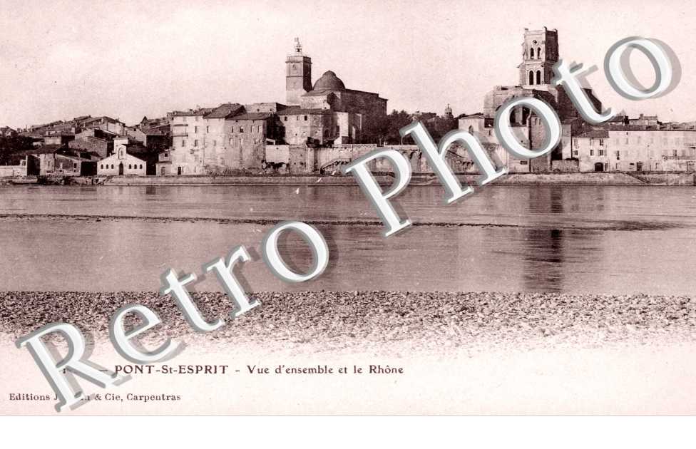 Vue d&#039;ensemble et le Rhone
